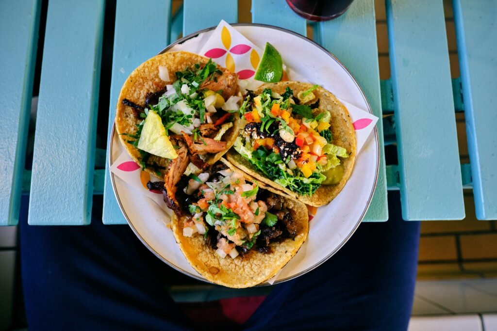 Black bean tacos for quick vegetarian recipes for beginners