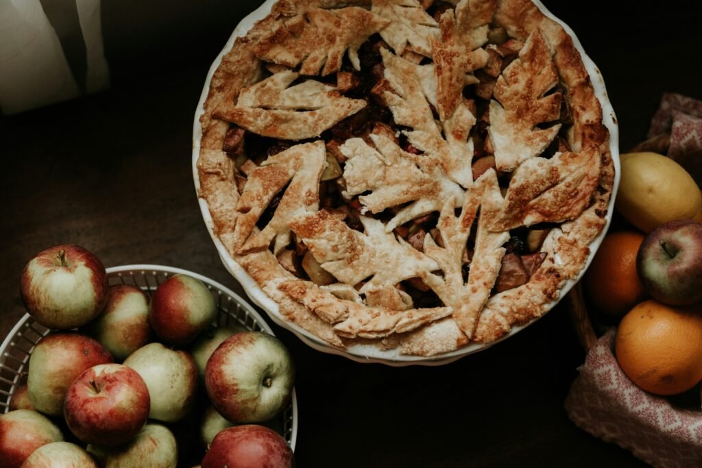 Colonial apple pie for history of American apple pie