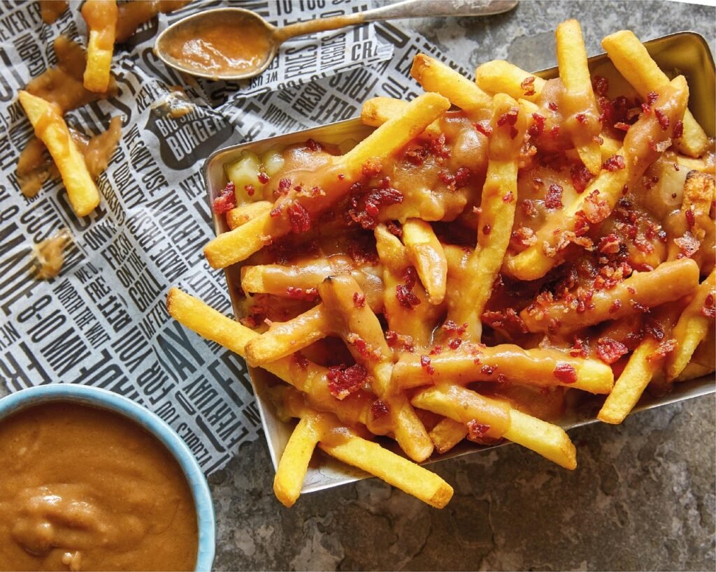 Quebec diner poutine for story of Canadian poutine